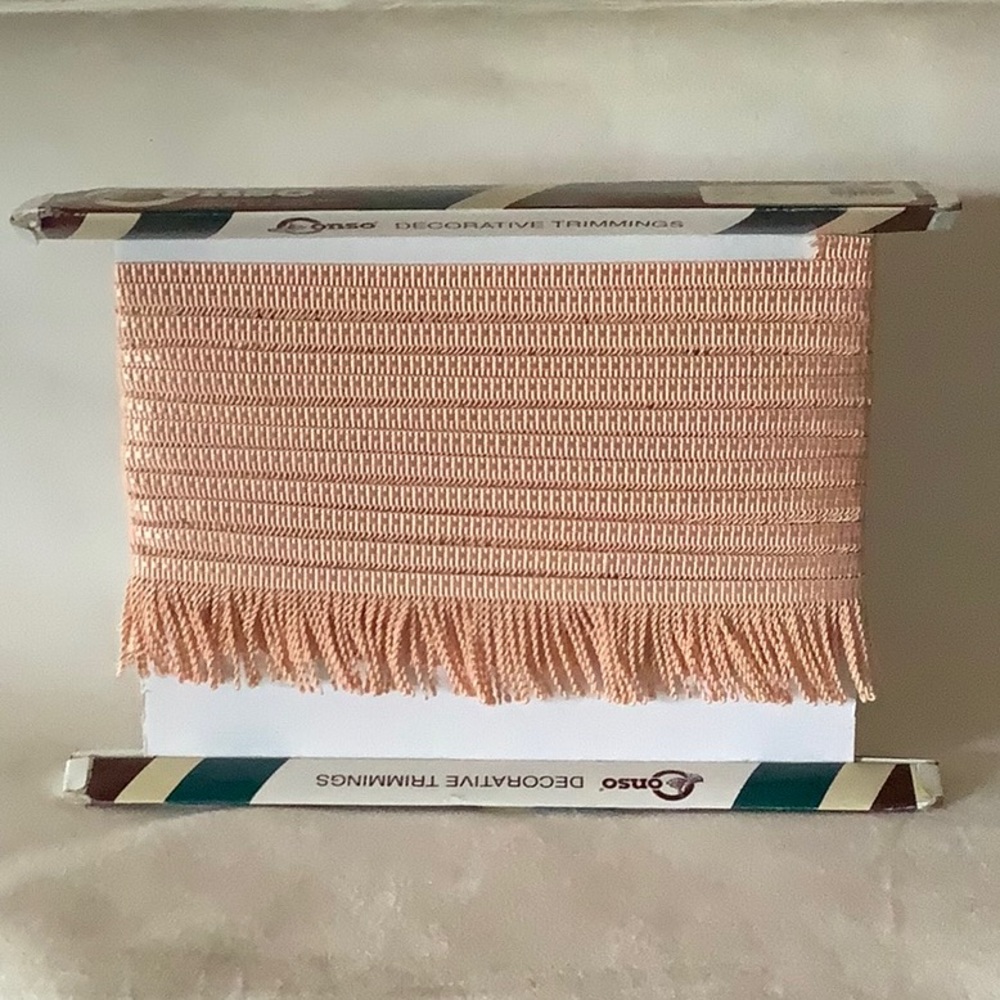 By Conso Decorative Fringe Trim Peach Color